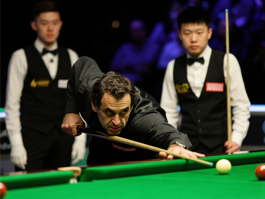 斯佳辉决战奥沙利文遗憾告负止步四强 奥沙利文是斯诺克世界中的传奇人物,他的比